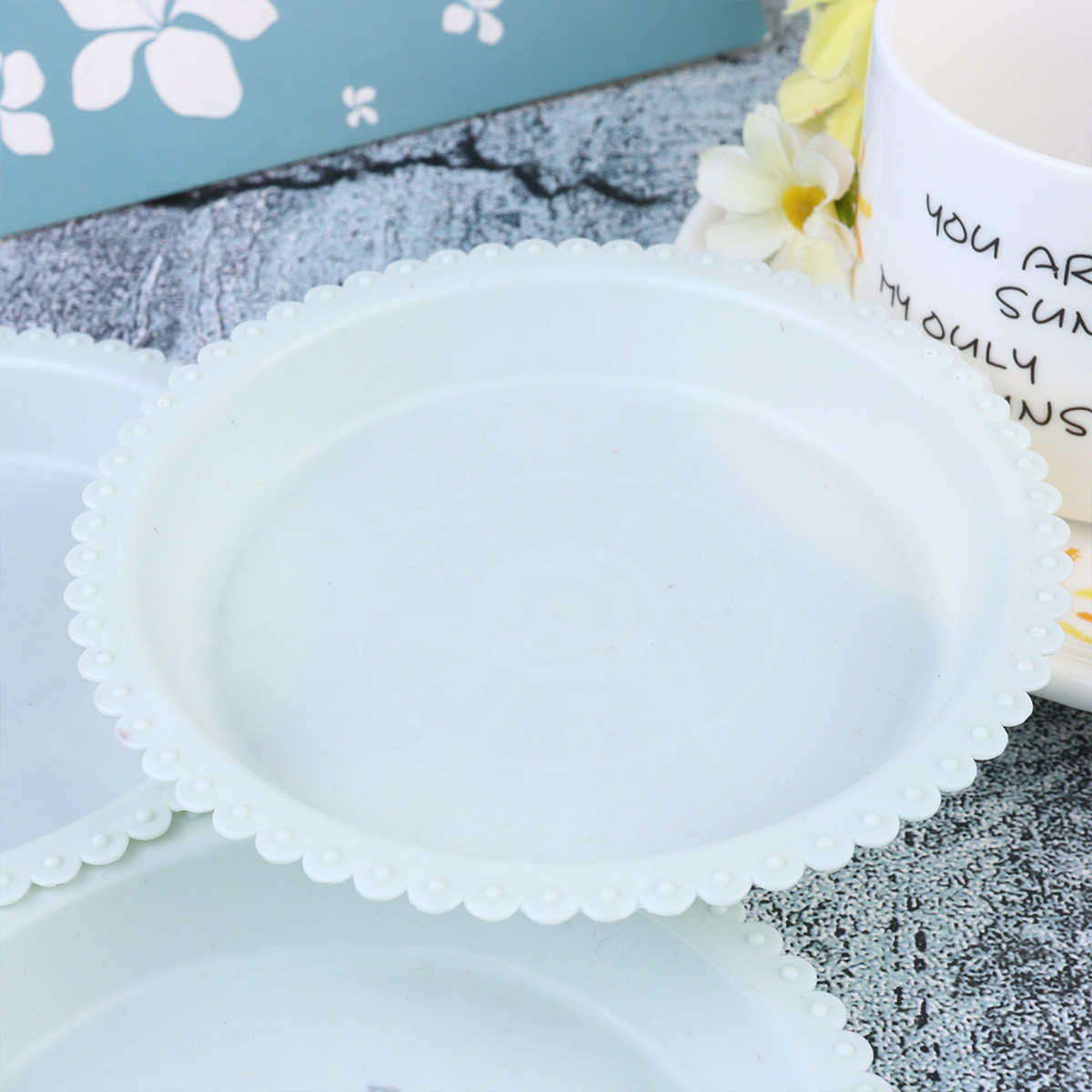 20Pcs Round Flowerpot Tray Pla - Drip Tray Saucer ulasan dan harga
