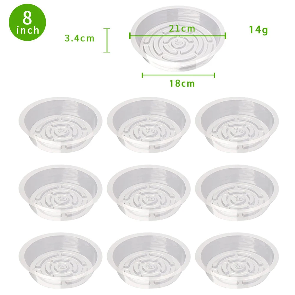10/24pcs Plastic Plant Saucer  - Drip Tray Saucer ulasan dan harga