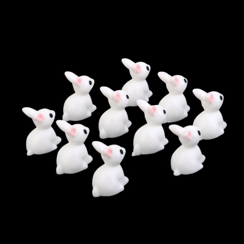 10Pcs Exquisite Mini Rabbits D - Bonsai Garden Landscape Design ulasan dan harga