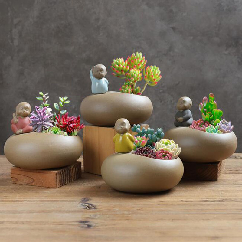 Chinese Style Retro Ceramic Mo - Bonsai Garden Art ulasan dan harga
