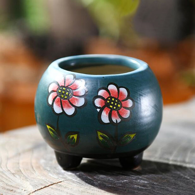 6 Pcs/Set Porcelain Handpainte - Bonsai Garden Art ulasan dan harga