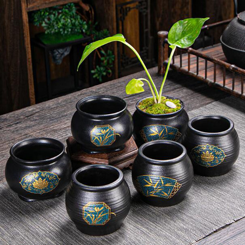 Chinese Style Ceramic Flower P - Bonsai Garden Art ulasan dan harga