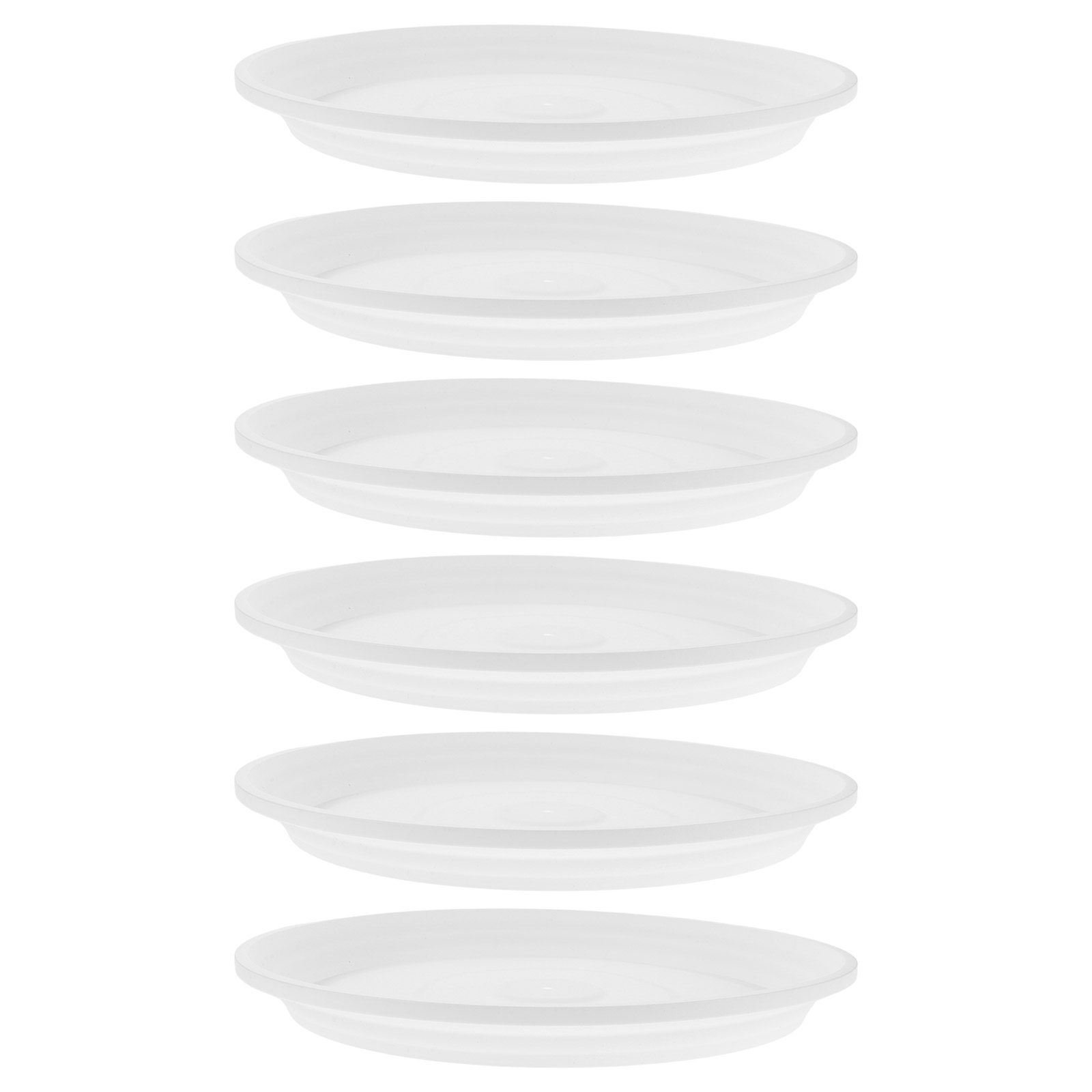 6Pcs 10.61 Inch Round Plastic  - Drip Tray Saucer ulasan dan harga